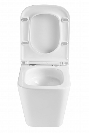 Подвесной унитаз безободковый Terminus Ватикан Монолит 490х340 белый Псков - фото 7