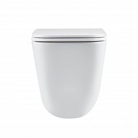 Подвесной унитаз безободковый Terminus Ватикан Монолит 490х340 белый Псков - фото 6